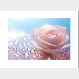 Rose Flower Petal Nature Serene Tranquil Posters and Art